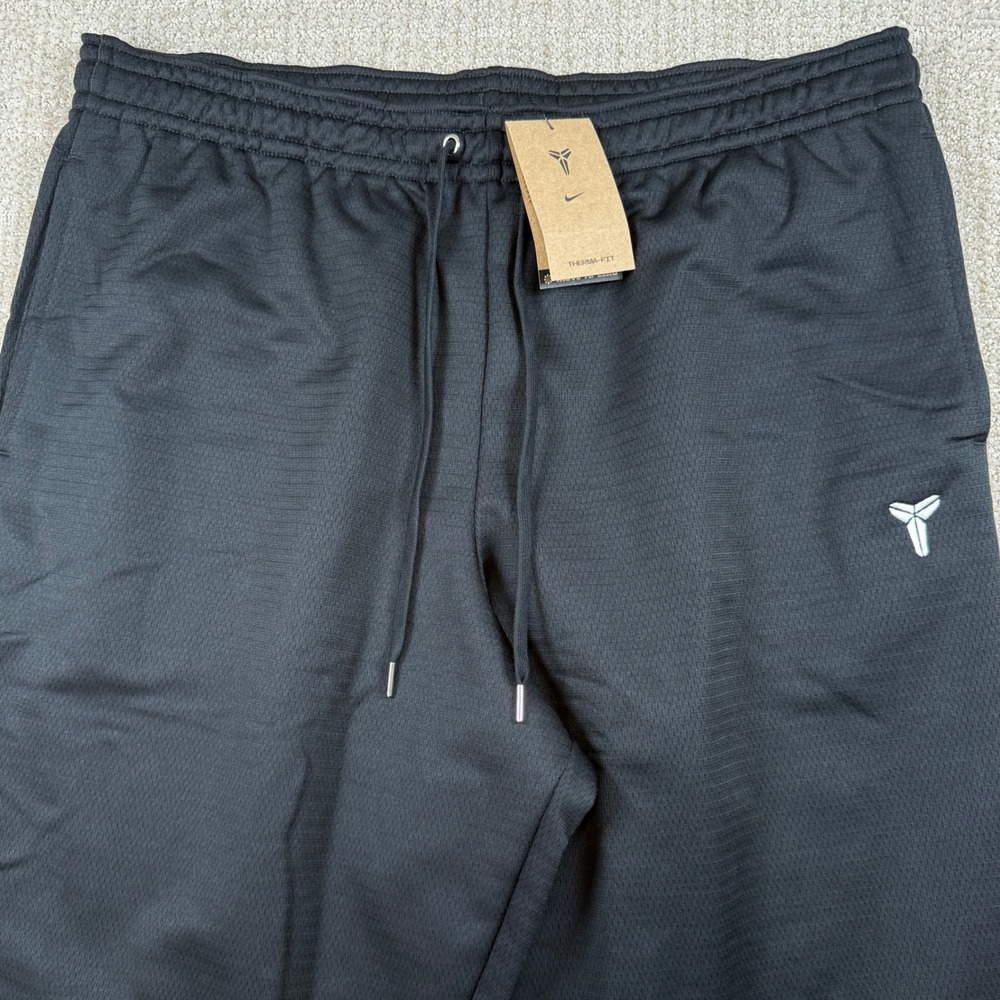 NWT Nike Therma-Fit Mens XL Black Kobe Bryant Basketball Jogger Sweatpants